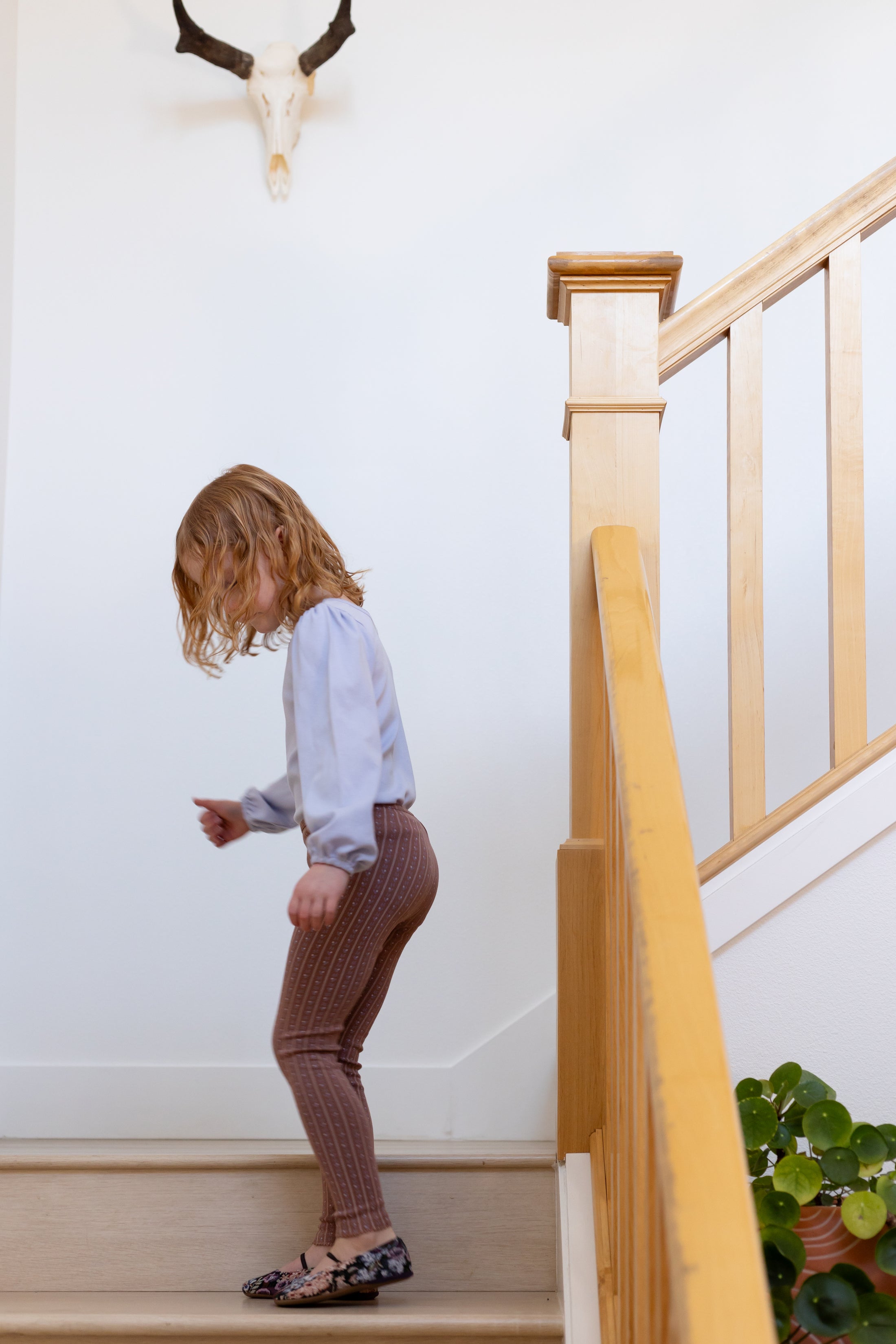 <iver and isla>  pima legging - wallpaper lace floral