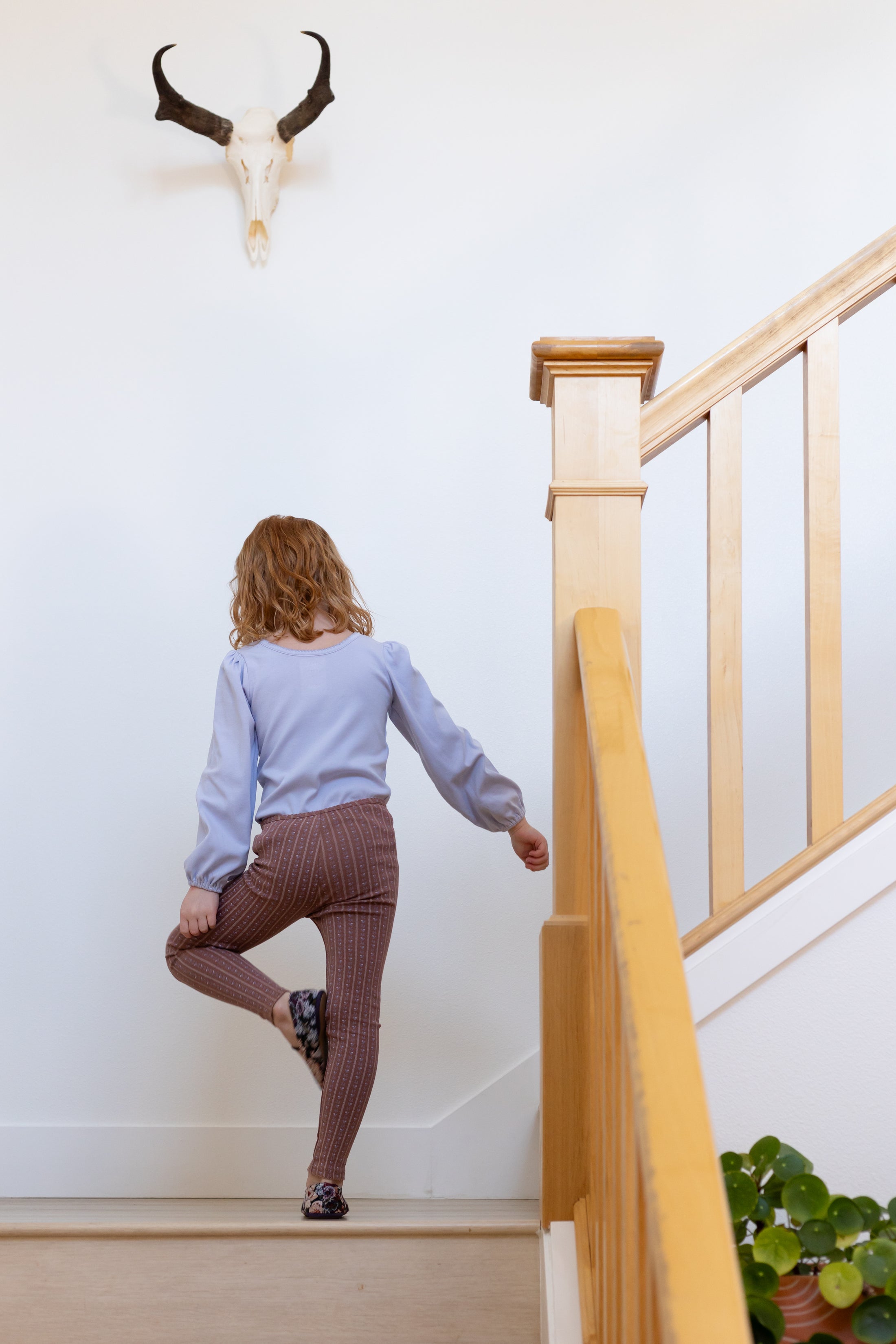 <iver and isla>  pima legging - wallpaper lace floral