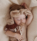 Load image into Gallery viewer, <main sauvage> Kitten knit toy - Sienna striped romper</main>
