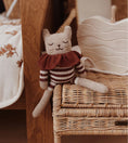 갤러리 뷰어로 이미지로드, <Main Sauvage>Kitten knit toy - Sienna striped romper
