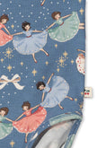 Gallery viewerに画像を読み込む, <Konges Sløjd> Xmas Pajamas - basic body/pants set - Snow bow ballerina
