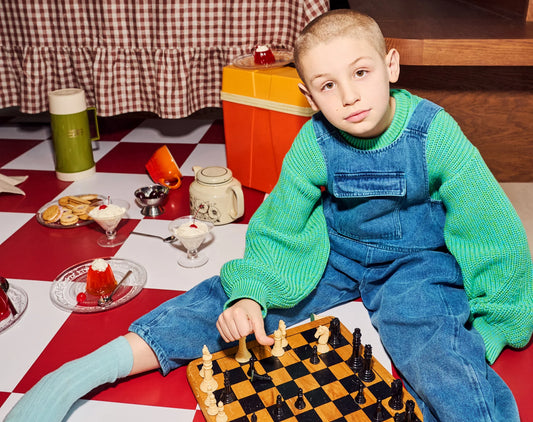 <Studio Koter> KAI OVERDYE DENIM DUNGAREES - Blue mist