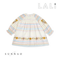 Gallery viewerに画像を読み込む, <Lali> Tulip Dress in Border Stripe（2-5Y）
