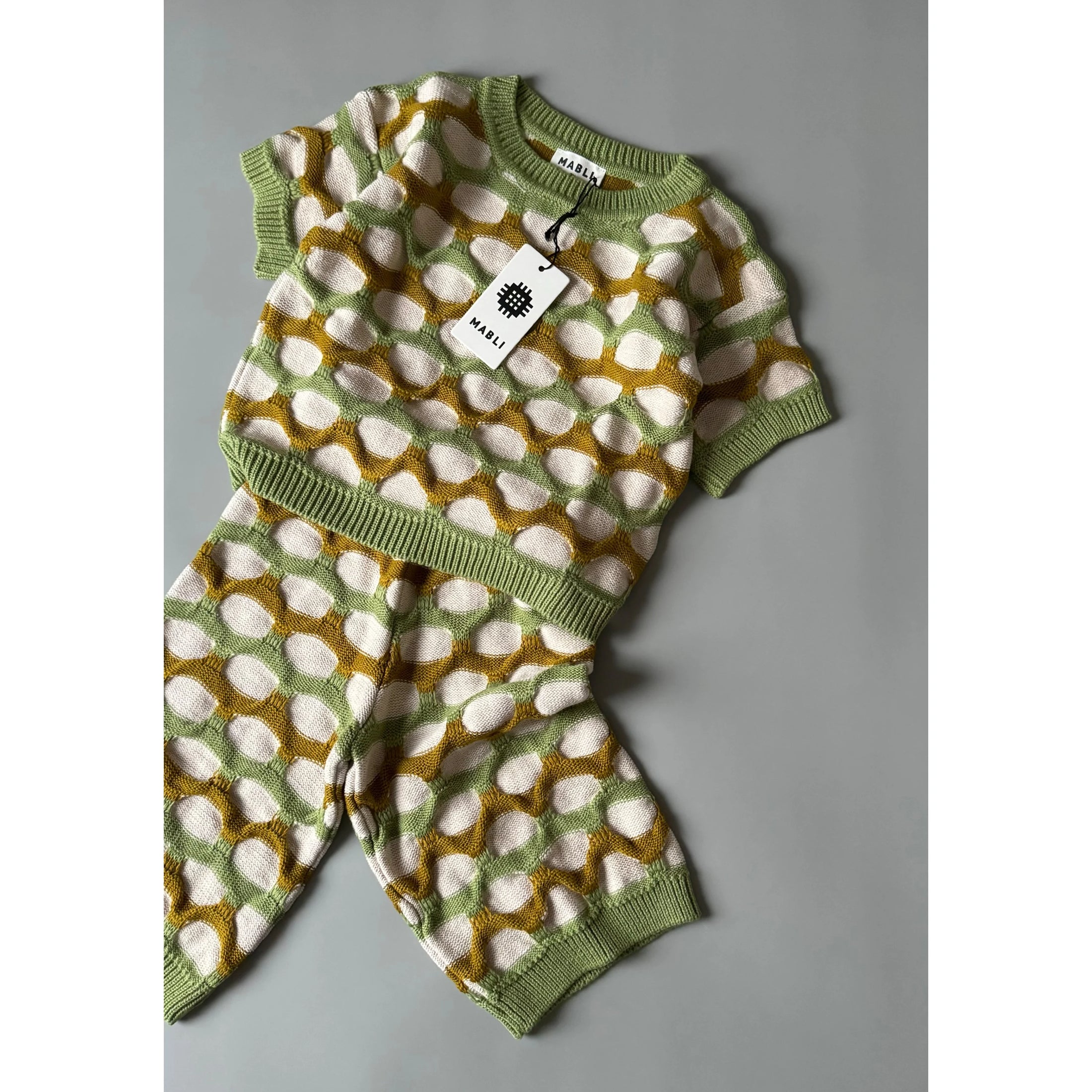 <MABLI> Tonnau Pants - Fern/Sand/Cerignola（6Y）