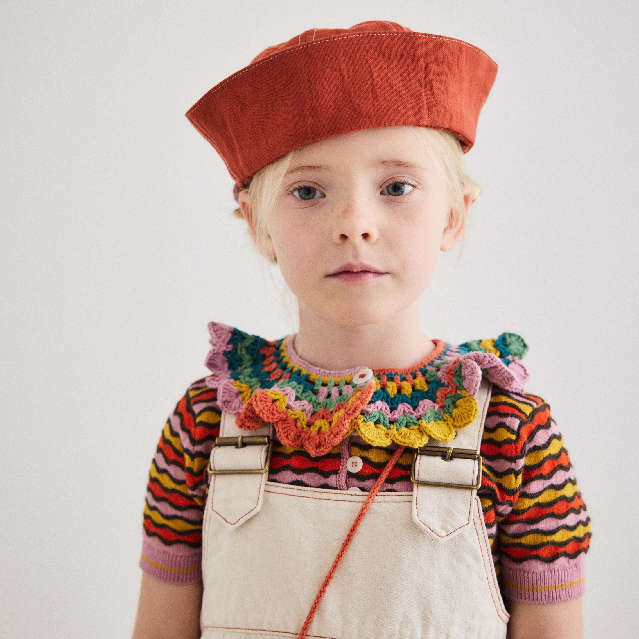 <Misha&Puff> Sunfish Sailor Hat - Claystone（2-8Y）