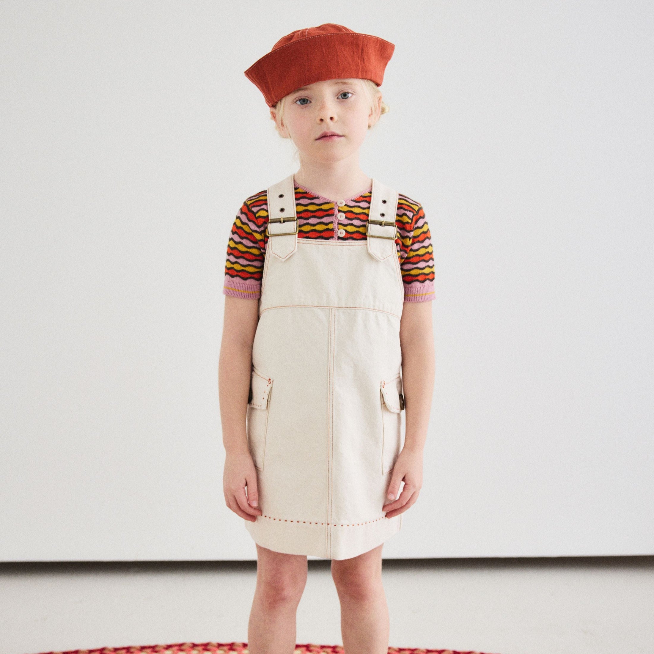 <Misha&Puff> Sunfish Sailor Hat - Claystone（2-8Y）