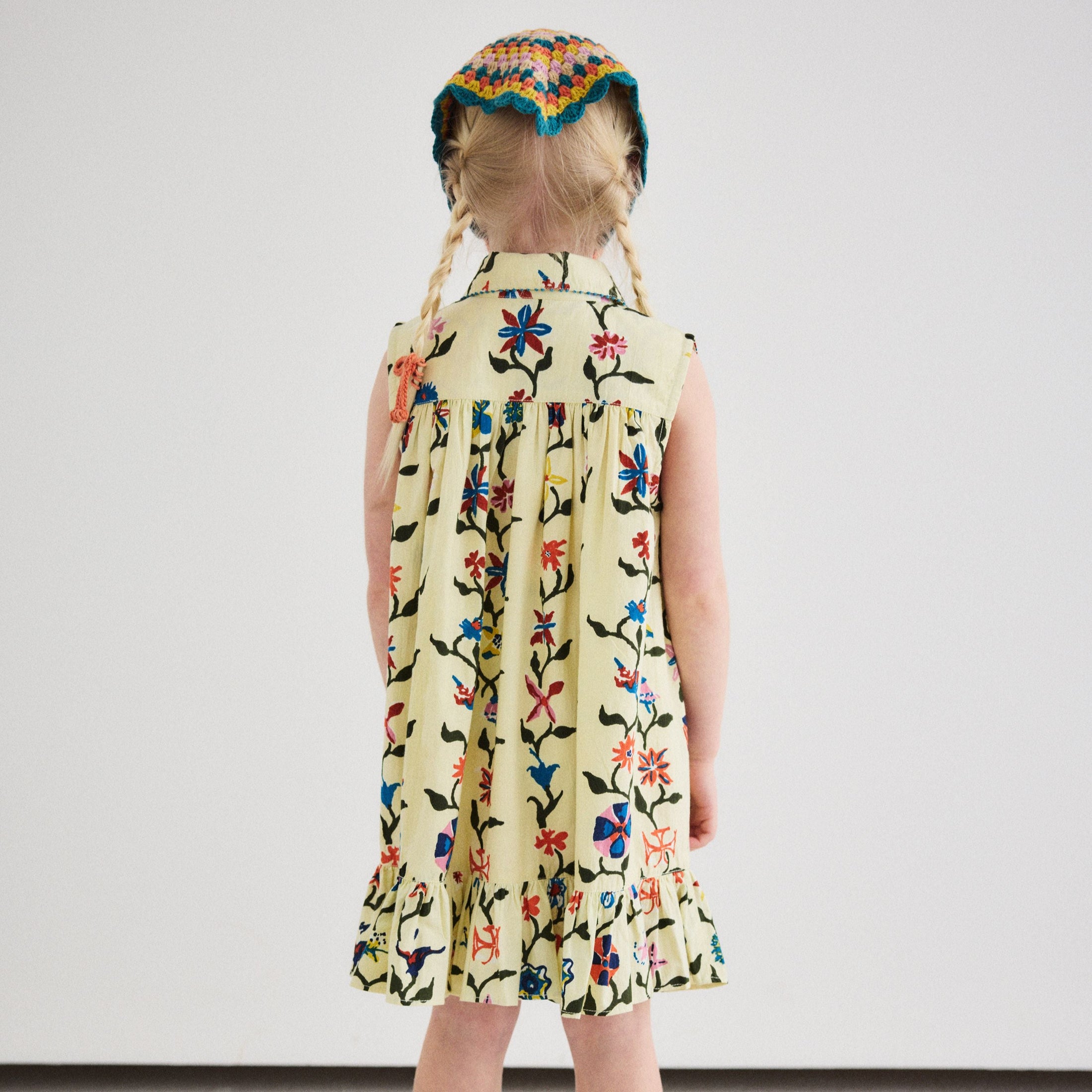 <Misha&Puff> Yelena Dress - Alabaster Botanica（2-6Y）