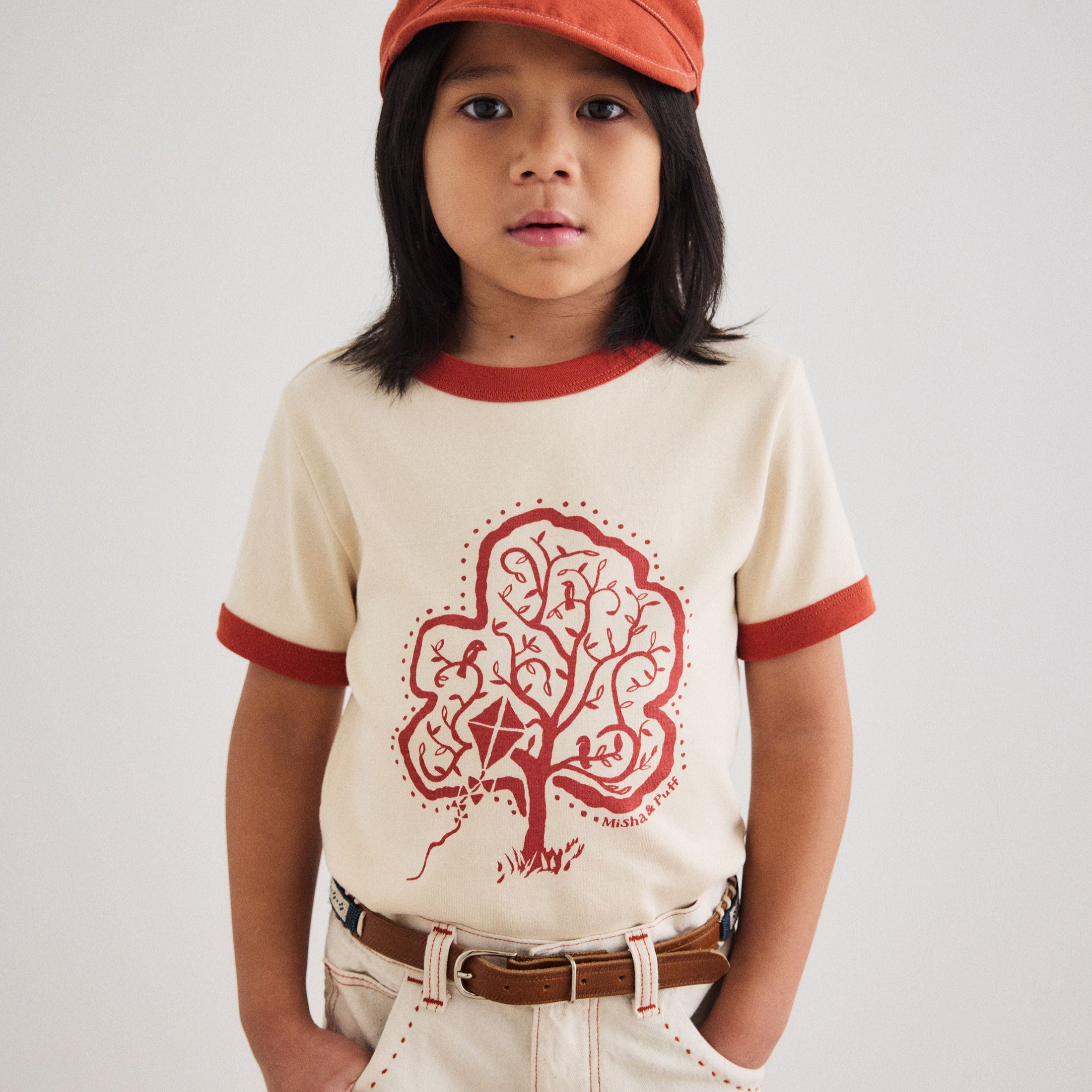 <Misha&Puff> Esplanade Ringer Tee（2-8Y）