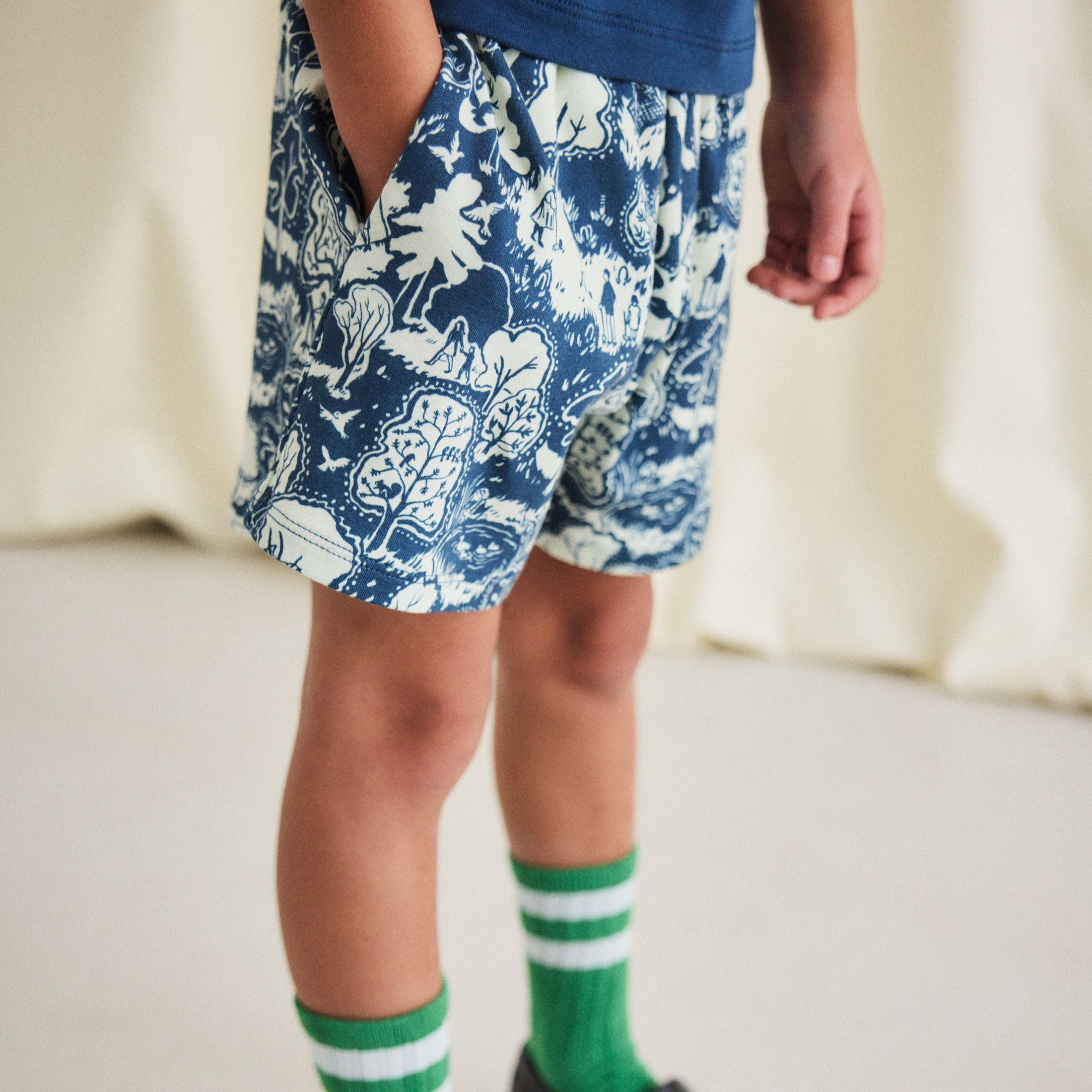 <Misha&Puff>Cabana Short - Celestial Esplanade（2-8Y）