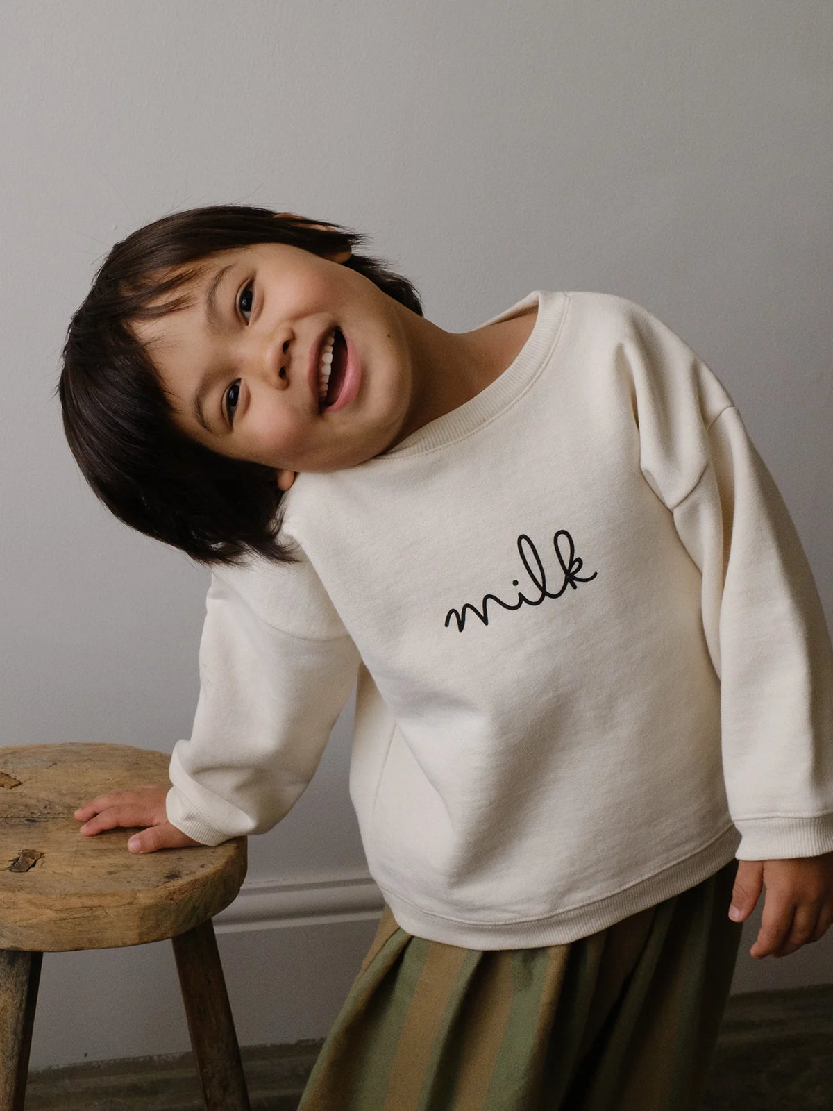 <Organic zoo> Milk Sweatshirt Undyed