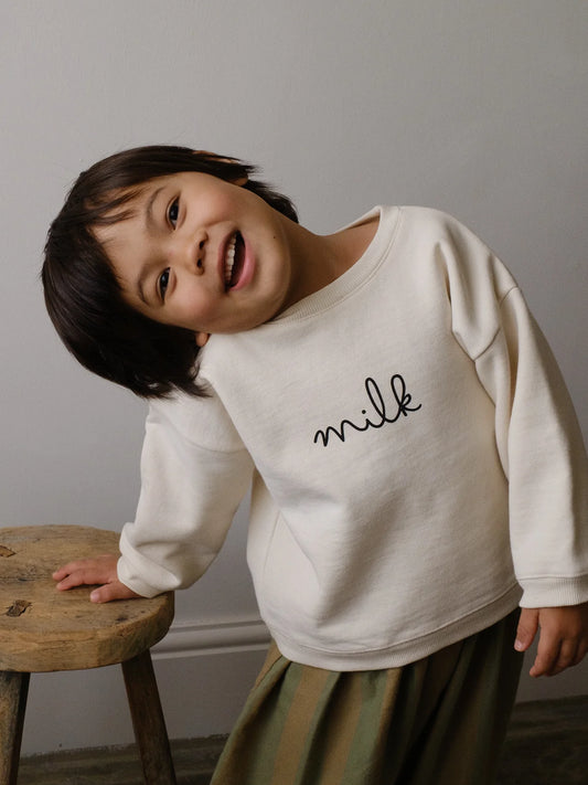 <Organic zoo> Milk Sweatshirt Undyed