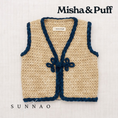 Gallery viewerに画像を読み込む, <Misha&Puff>Braid Ashbury Vest/ Alabaster（2-6Y）
