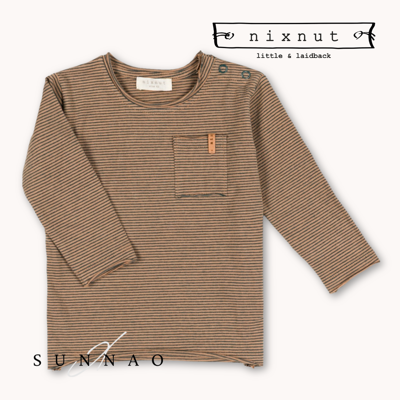 <Nixnut> Longsleeve - Moss Stripe　