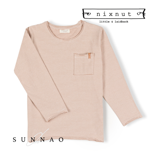 <Nixnut> Longsleeve - Biscuit Stripe