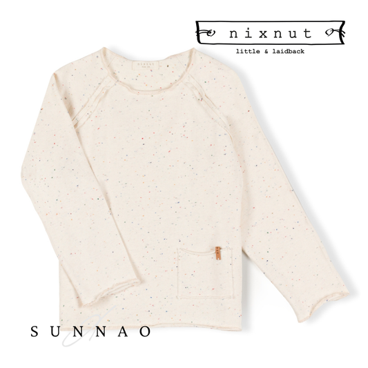 <Nixnut> Pocket Shirt - Ecru Speckle