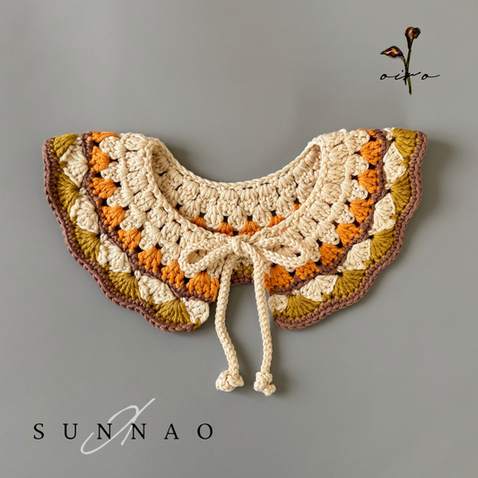 <SUNNAO SQUARE> oiro - Cotton coller PETAL - MALIGOLD