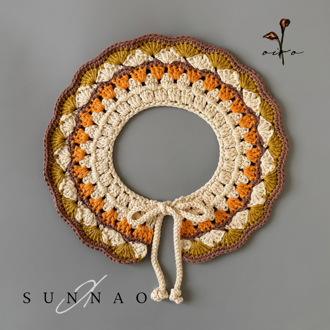 <SUNNAO SQUARE> oiro - Cotton coller PETAL - MALIGOLD