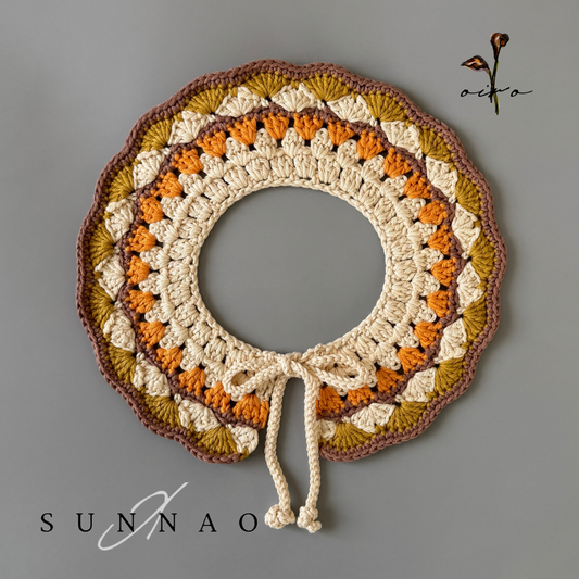 <SUNNAO SQUARE> oiro - Cotton coller PETAL - MALIGOLD