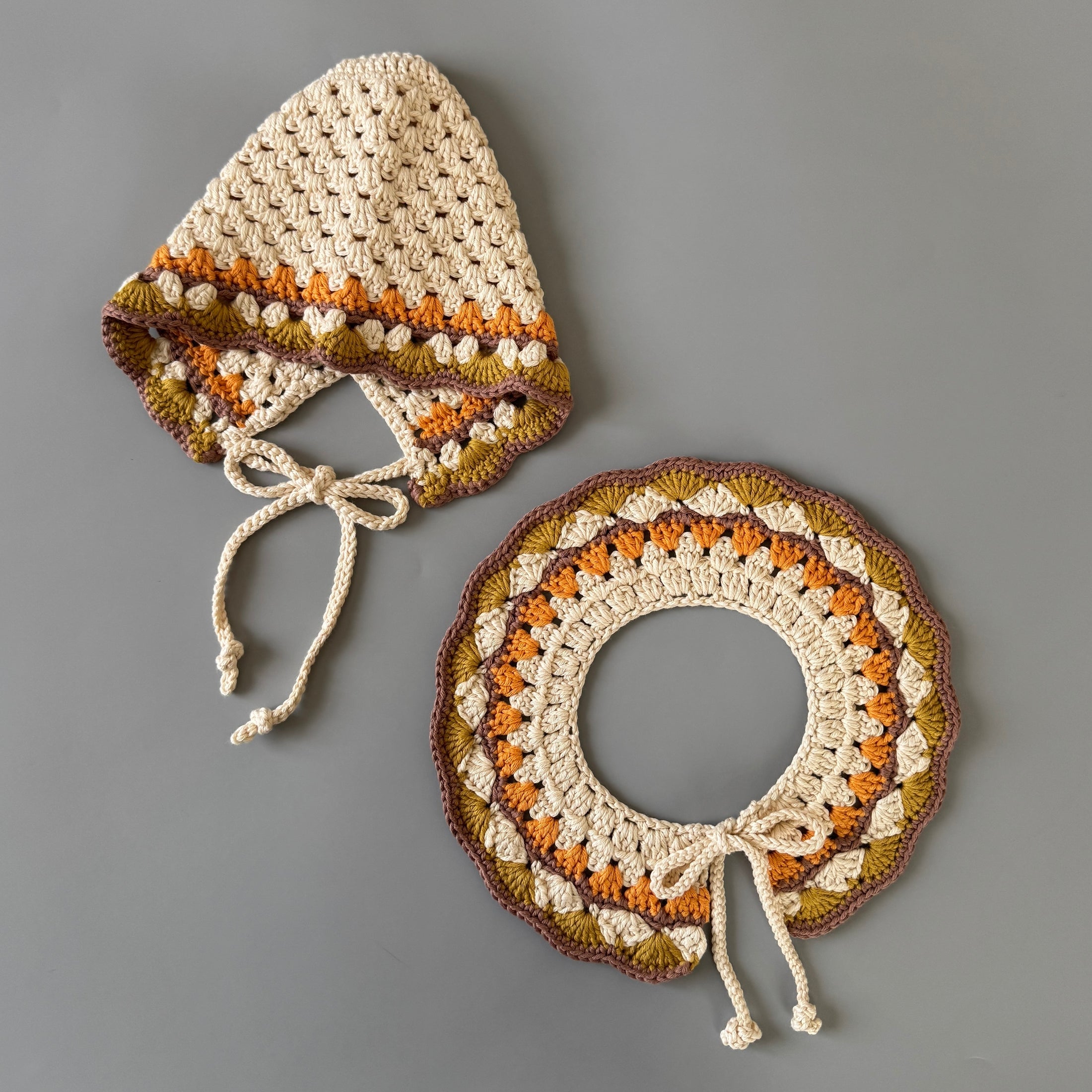 <SUNNAO SQUARE> oiro - Cotton coller PETAL - MALIGOLD