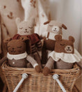 Load image into Gallery viewer, <main sauvage> Teddy knit toy - Oat pyjamas</main>
