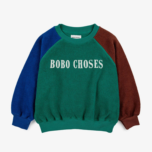 <BOBO CHOSES>Color Block sweatshirt（2-7Y）