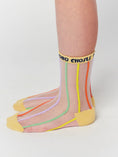 Gallery viewerに画像を読み込む, <BOBO CHOSES>Color Stripes transparent short socks（16-18cm）
