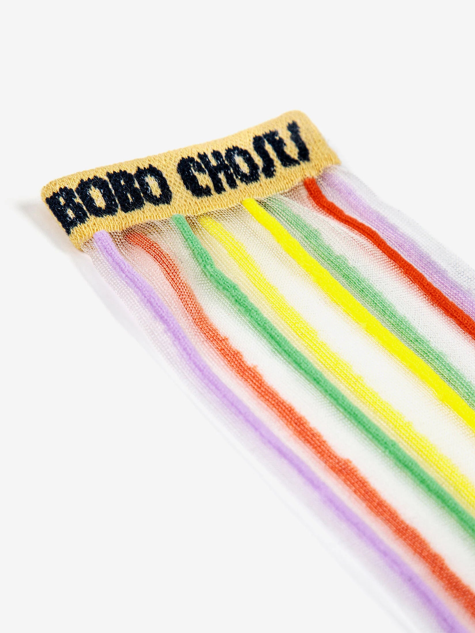 <BOBO CHOSES>Color Stripes transparent short socks（16-18cm）