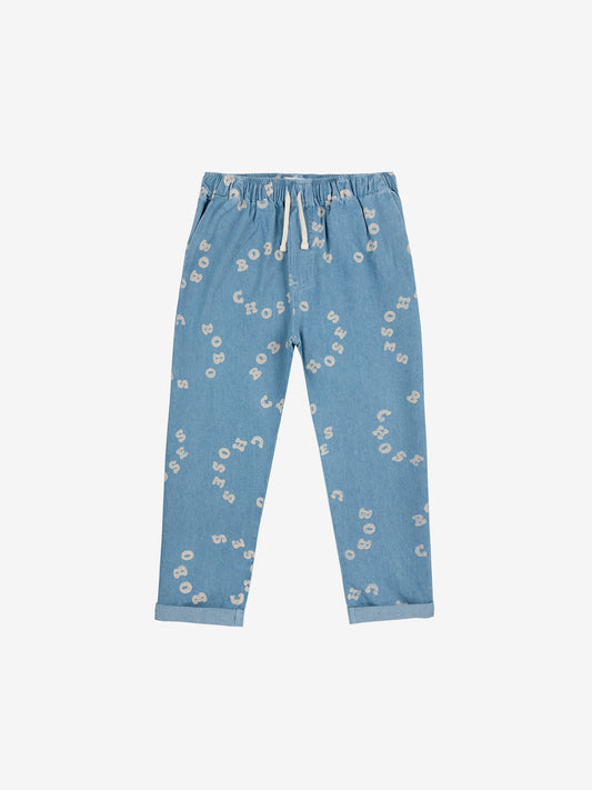 <BOBO CHOSES>Bobo Choses Circle all over denim pants（2-7Y）