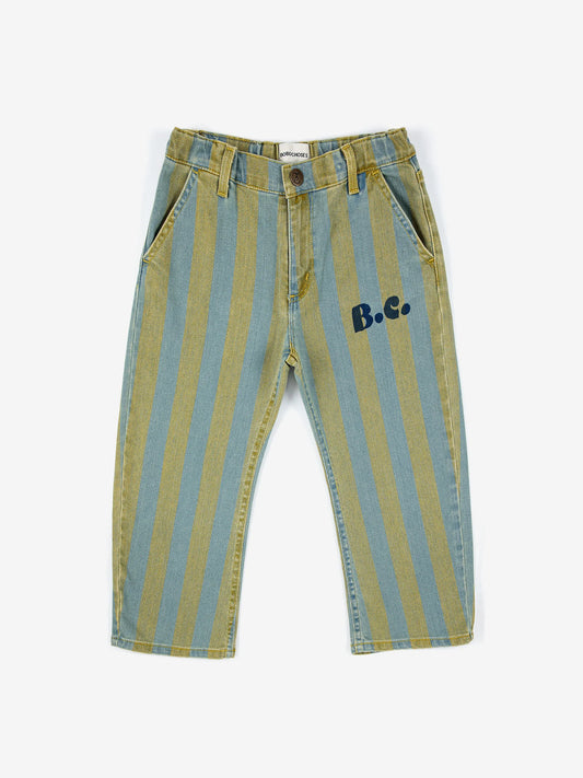 <BOBO CHOSES>Vertical Stripes denim pants（2-5Y）