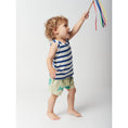 Gallery viewerに画像を読み込む, <BOBO CHOSES>Blue Stripes terry tank top（18M）
