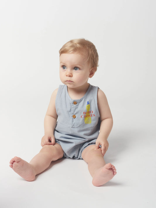 <BOBO CHOSES>Yellow squid playsuit（12M/24M ）