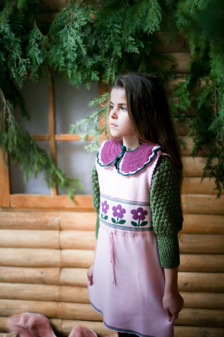 <Kalinka>Peony Collar - Plum