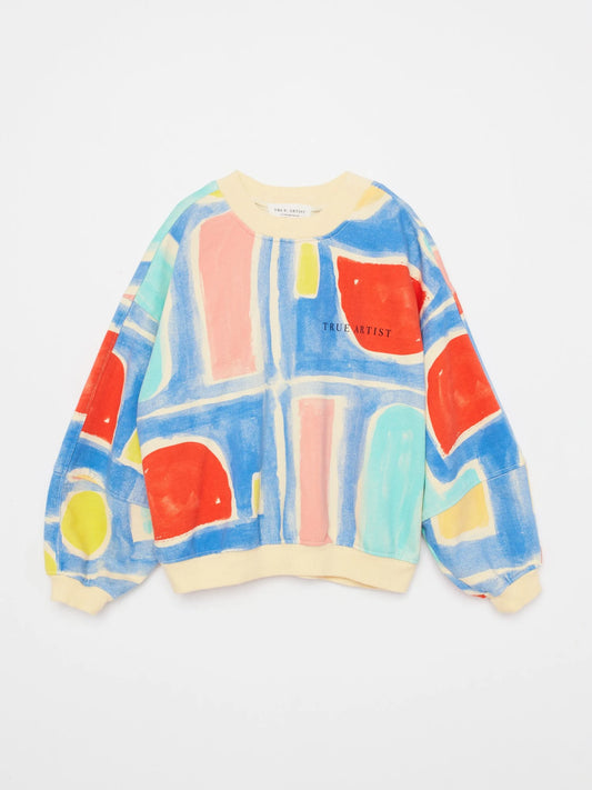 <TRUE ARTIST>Kaleidoscope Sweatshirt（4-7Y）