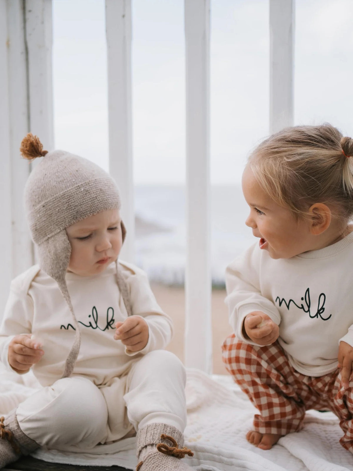 <Organic zoo> Undyed Milk Playsuit