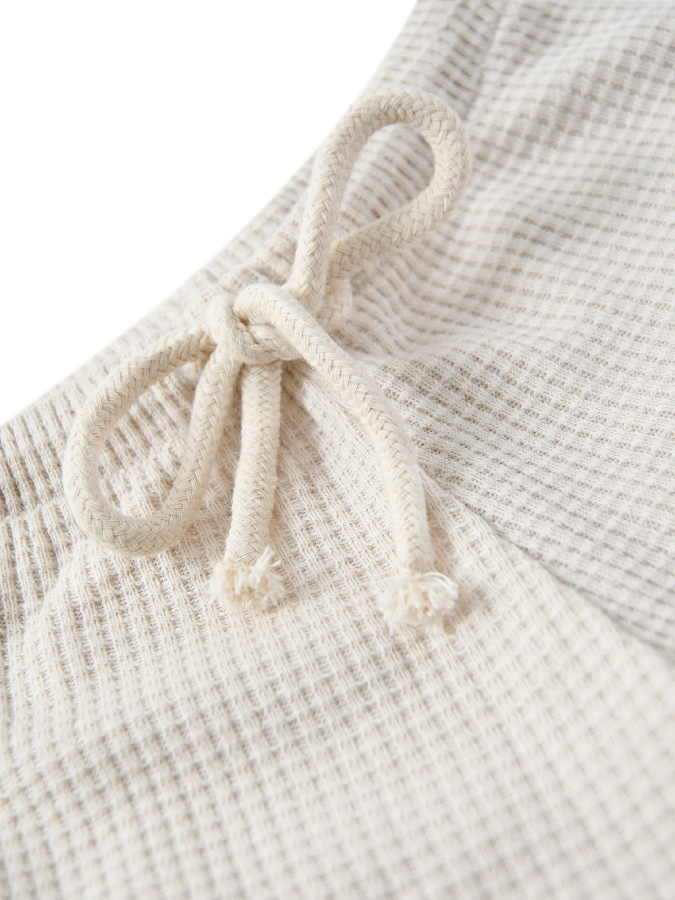 <Organic zoo> Ceramic White Waffle Rope Shorts（6-12M）