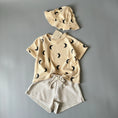 Gallery viewerに画像を読み込む, <Organic zoo> Ceramic White Waffle Rope Shorts（6-12M）
