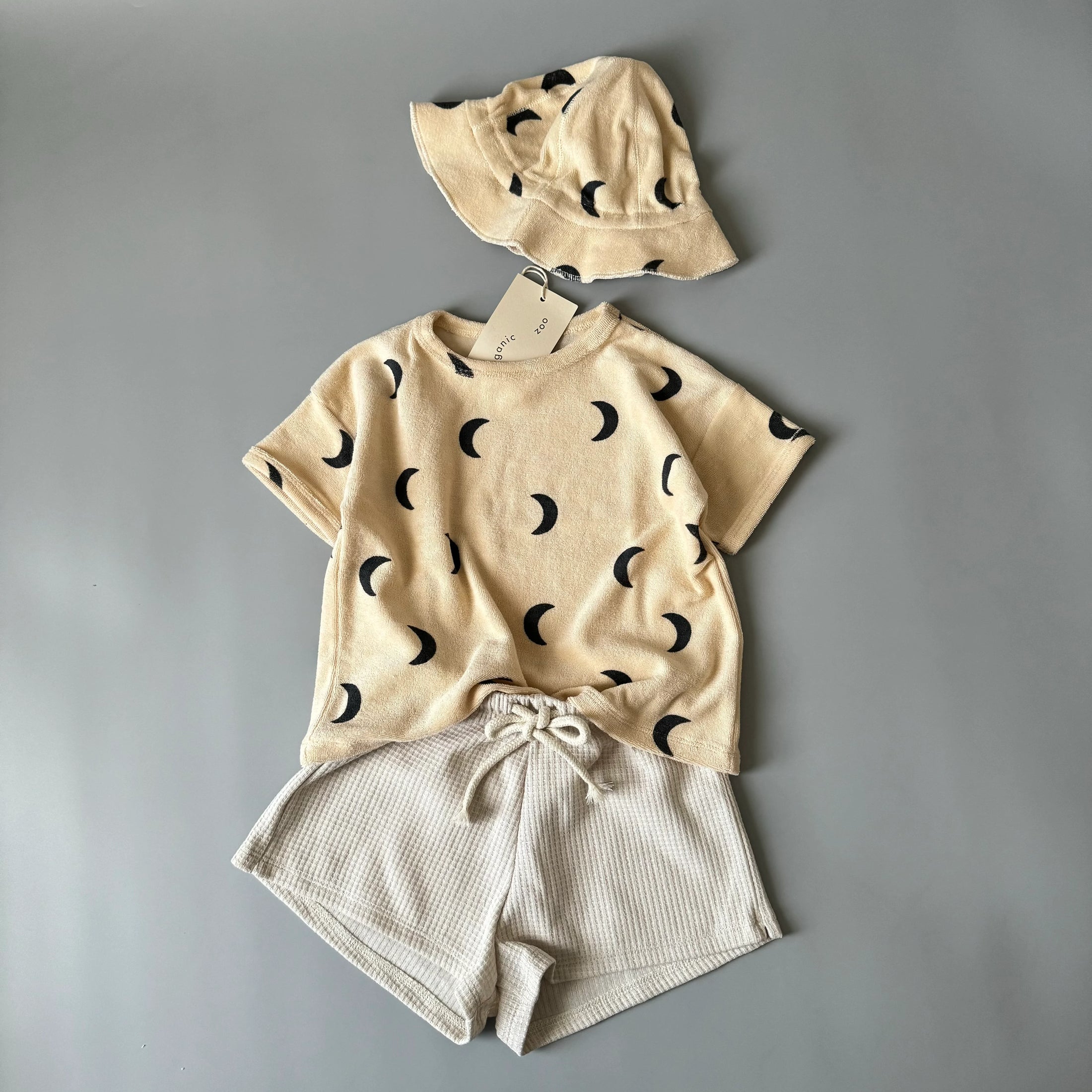 <Organic zoo> Ceramic White Waffle Rope Shorts（6M-12M）