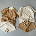 Gallery viewerに画像を読み込む, <Organic zoo> Ceramic White Waffle Rope Shorts（6-12M）
