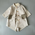 Gallery viewerに画像を読み込む, <Organic zoo> Ceramic White Waffle Rope Shorts（6M-12M）
