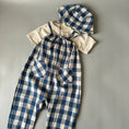 Gallery viewerに画像を読み込む, <Organic zoo> Pottery Blue Gingham Bucket Sun Hat（2Y-4Y）
