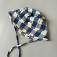 Gallery viewerに画像を読み込む, <Organic zoo> Pottery Blue Gingham Bucket Sun Hat（2-4Y）
