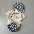 Gallery viewerに画像を読み込む, <Organic zoo> Pottery Blue Gingham Bucket Sun Hat（2Y-4Y）
