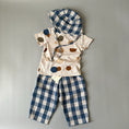 Gallery viewerに画像を読み込む, <Organic zoo> Pottery Blue Gingham Bucket Sun Hat（2-4Y）
