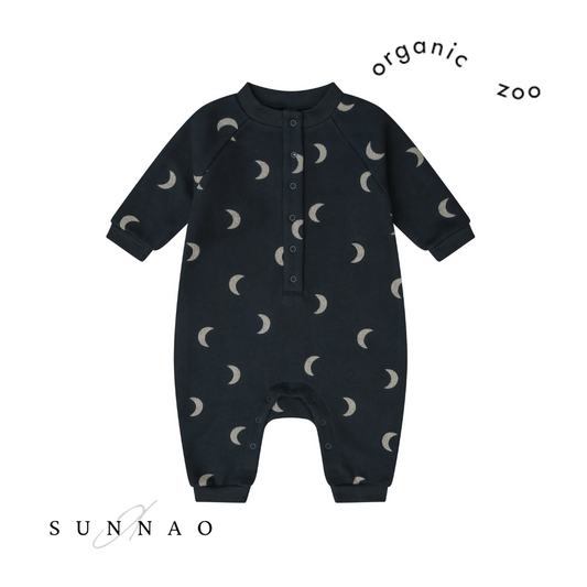 <Organic zoo> Charcoal Midnight Onesie（2-3Y）