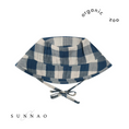 Gallery viewerに画像を読み込む, <Organic zoo> Pottery Blue Gingham Bucket Sun Hat（2-4Y）
