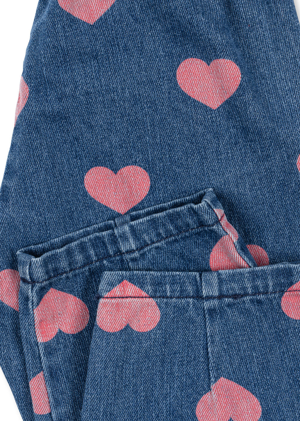 <Konges Sløjd> MAGOT FRILL PANTS - HEART（18M-6Y）