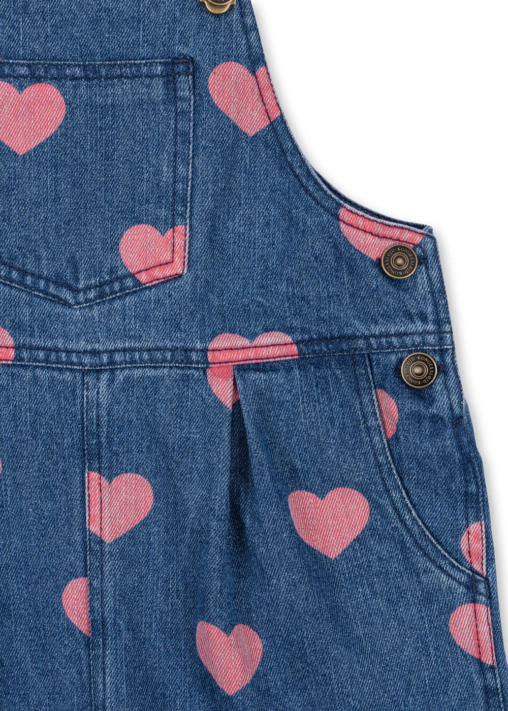 <Konges Sløjd> MAGOT OVERALLS - HEART（18M-6Y）