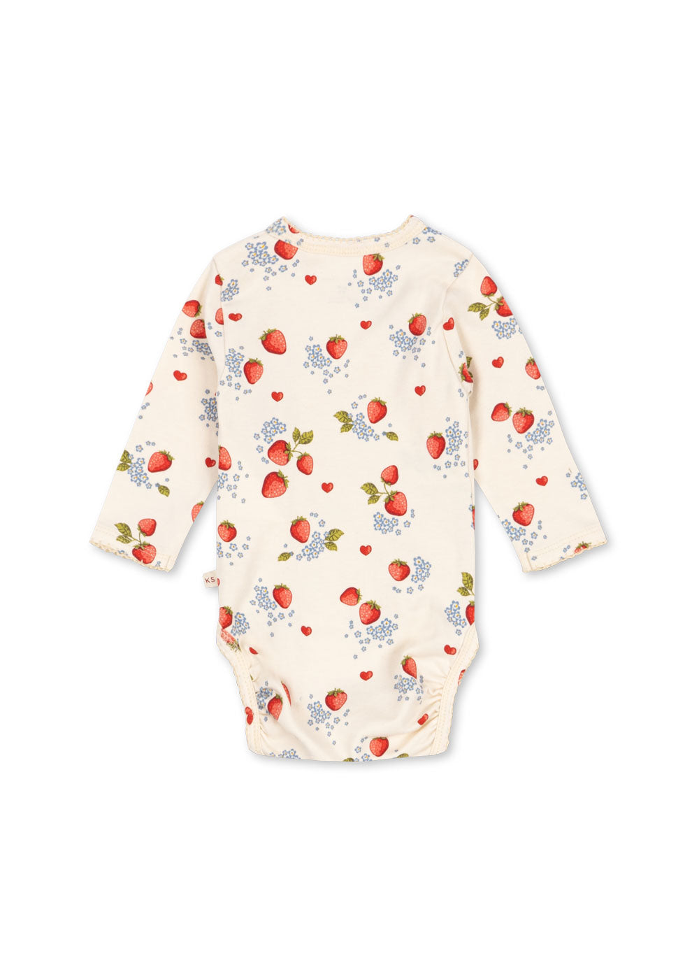 <Konges Sløjd> BASIC LS NEWBORN BODY - MARMALADE（0M-6M）