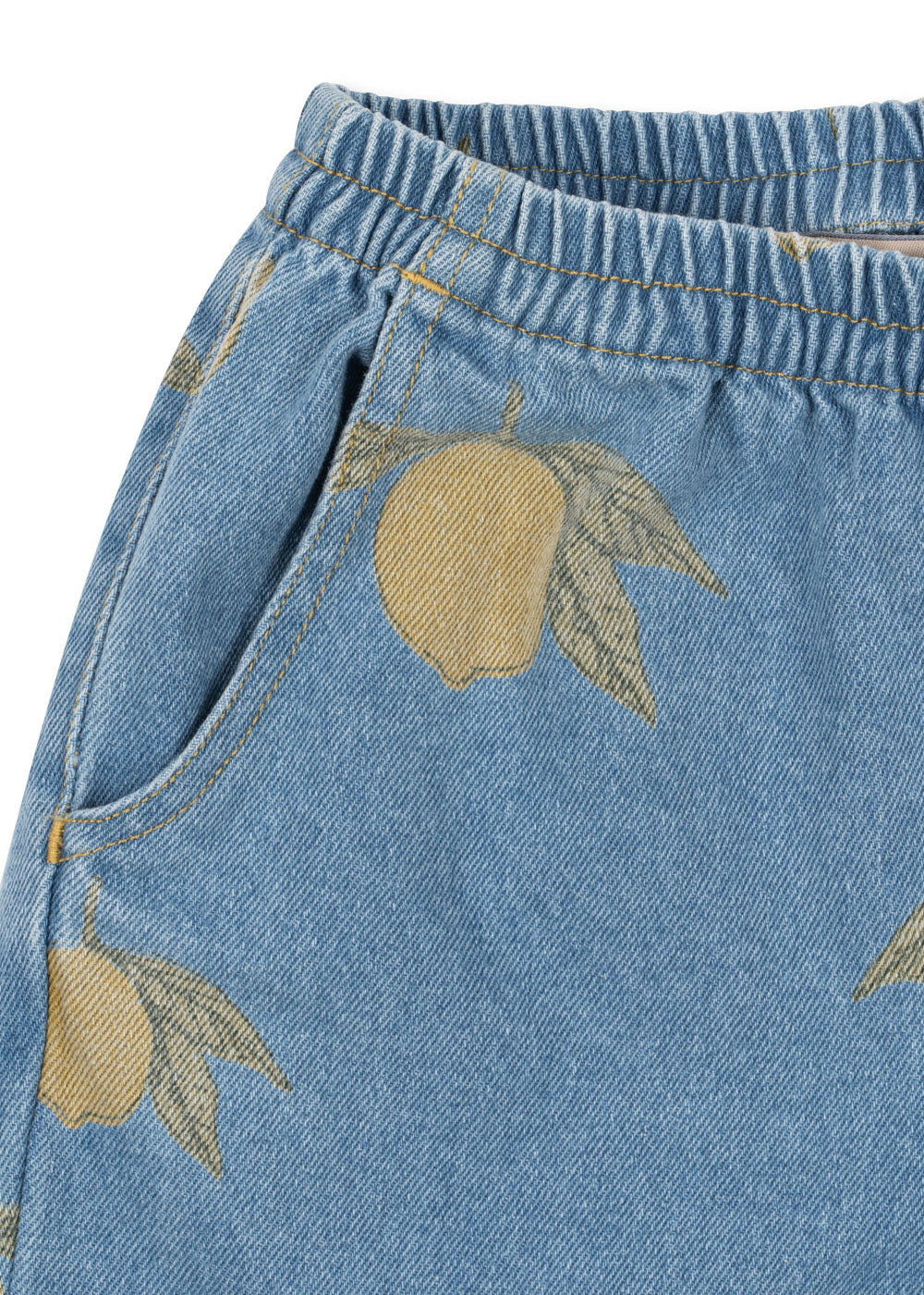 <Konges Sløjd> MAGOT PANTS - LEMON DENIM（12M-6Y）