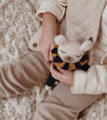 Load image into Gallery viewer, <Main Sauvage>Polar bear knit toy - Navy striped collar
